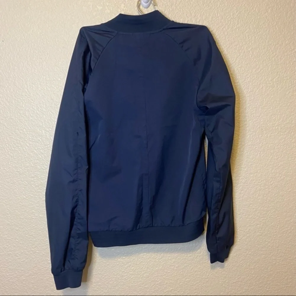 Nike Women's Navy Bomber Zip‎ Up Jacket Size Small